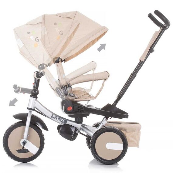 Tricicleta Chipolino Largo mocca - poza 4 - ExclusivMAG.ro