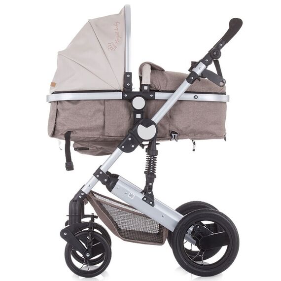 Carucior 2 in 1 Chipolino Terra mocca linen - poza 2 - ExclusivMAG.ro