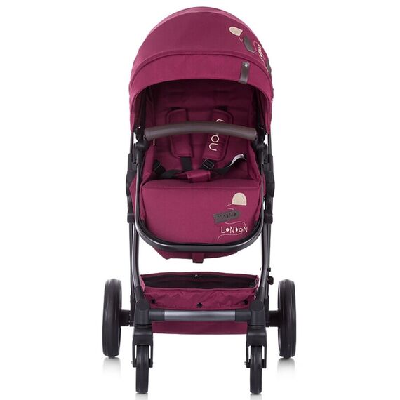 Carucior 2 in 1 Chipolino Noah orchid linen, Culoare: Violet - poza 5 - ExclusivMAG.ro