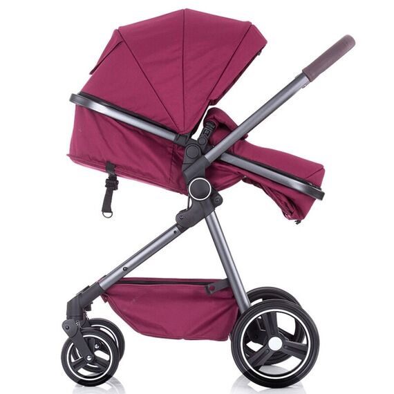 Carucior 2 in 1 Chipolino Noah orchid linen, Culoare: Violet - poza 3 - ExclusivMAG.ro