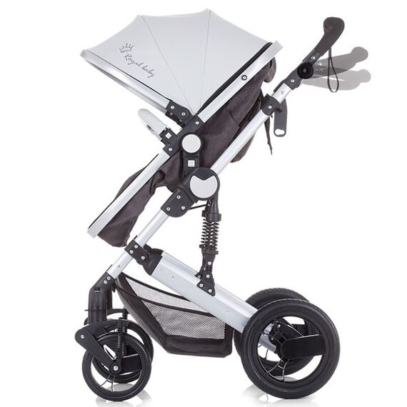 Carucior 2 in 1 Chipolino Terra graphite linen - poza 4 - ExclusivMAG.ro