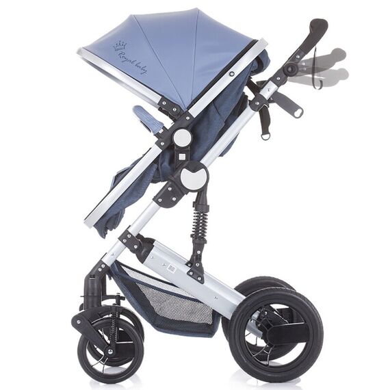 Carucior 2 in 1 Chipolino Terra blue linen - poza 5 - ExclusivMAG.ro