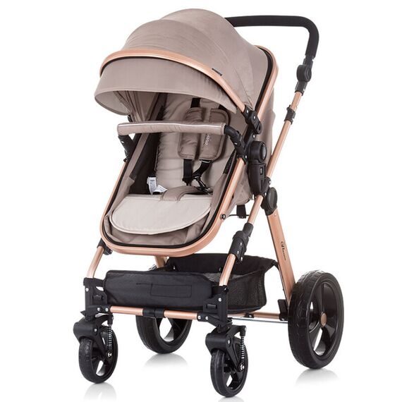 Carucior 3 in 1 Chipolino Havana mocca, Culoare: Crem - poza 2 - ExclusivMAG.ro