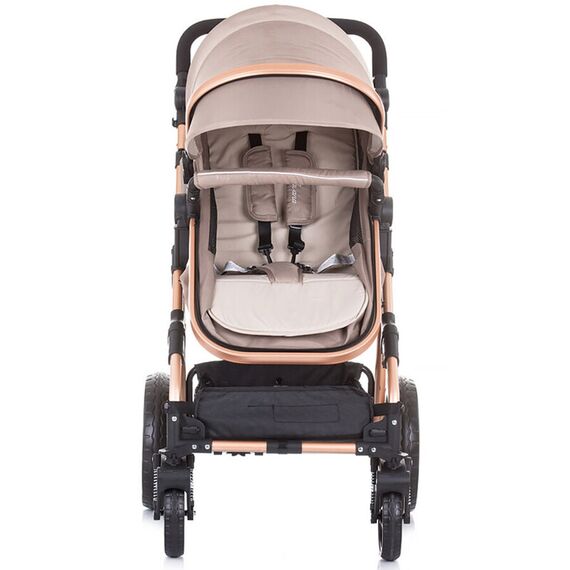 Carucior 3 in 1 Chipolino Havana mocca, Culoare: Crem - poza 7 - ExclusivMAG.ro