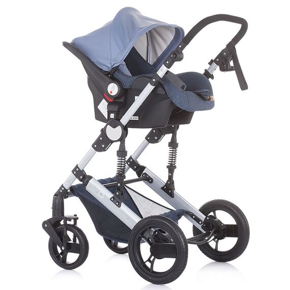 Carucior 3 in 1 Chipolino Terra blue linen - poza 14 - ExclusivMAG.ro