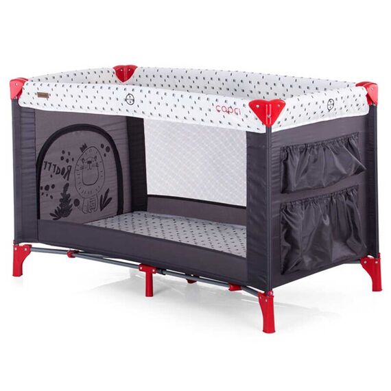 Patut pliabil Chipolino Capri Red, Culoare: Rosu - poza 2 - ExclusivMAG.ro