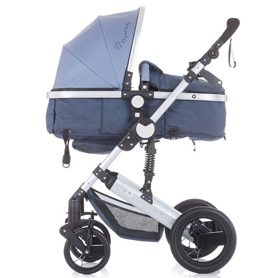 Carucior 3 in 1 Chipolino Terra blue linen - poza 5 - ExclusivMAG.ro