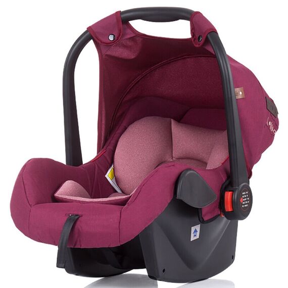Carucior 3 in 1 Chipolino Noah orchid linen, Culoare: Visiniu - poza 14 - ExclusivMAG.ro