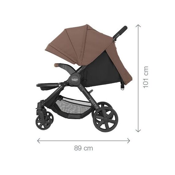 Carucior B-Agile 4 PLUS Wood brown - Britax - poza 3 - ExclusivMAG.ro