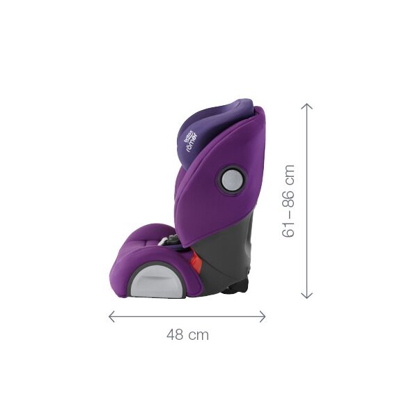 Scaun auto Evolva 123 SL SICT Black Marble Britax-Romer, Culoare: Negru, Grupa: 9-36kg (9 luni - 12 ani) - poza 3 - ExclusivMAG.ro