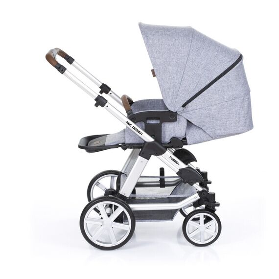 Carucior Turbo 4 Graphite Grey ABC Design 2019, Culoare: Gri deschis - poza 5 - ExclusivMAG.ro