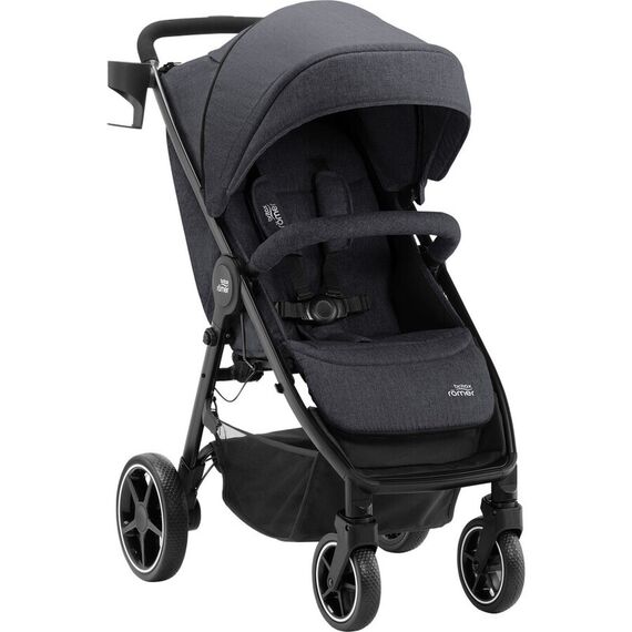 Carucior B-Agile 4 M Linen beige- Britax, Culoare: Crem - poza 6 - ExclusivMAG.ro