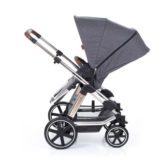 Carucior Turbo 4 T Asphalt Diamond Abc Design, Culoare: Gri - poza 6 - ExclusivMAG.ro