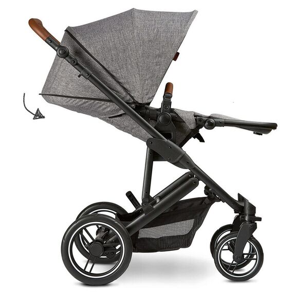 Carucior Catania 4 Set woven graphite Circle by ABC Design, Culoare: Gri - poza 9 - ExclusivMAG.ro