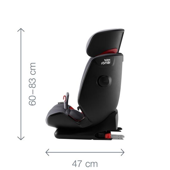 Scaun auto Advansafix IV R Grey Marble Britax-Romer 2019, Culoare: Gri deschis, Grupa: 9-36kg (9 luni - 12 ani) - poza 4 - ExclusivMAG.ro
