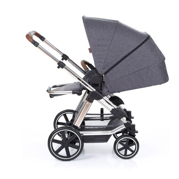 Carucior Turbo 4 T Asphalt Diamond Abc Design, Culoare: Gri - poza 7 - ExclusivMAG.ro