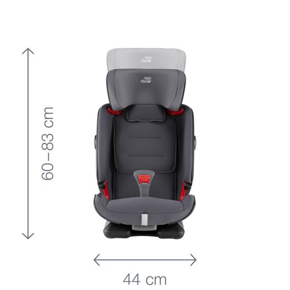 Scaun auto Advansafix IV R Grey Marble Britax-Romer 2019, Culoare: Gri deschis, Grupa: 9-36kg (9 luni - 12 ani) - poza 5 - ExclusivMAG.ro