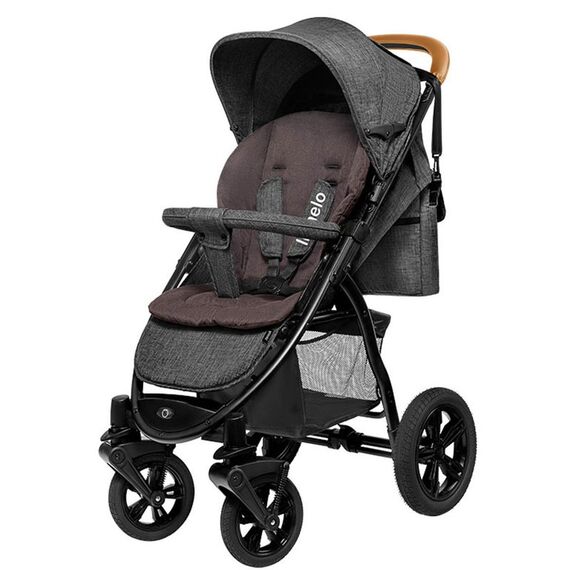 Carucior sport Lionelo Annet Tour, Caramel, Culoare: Gri/Negru - poza 6 - ExclusivMAG.ro