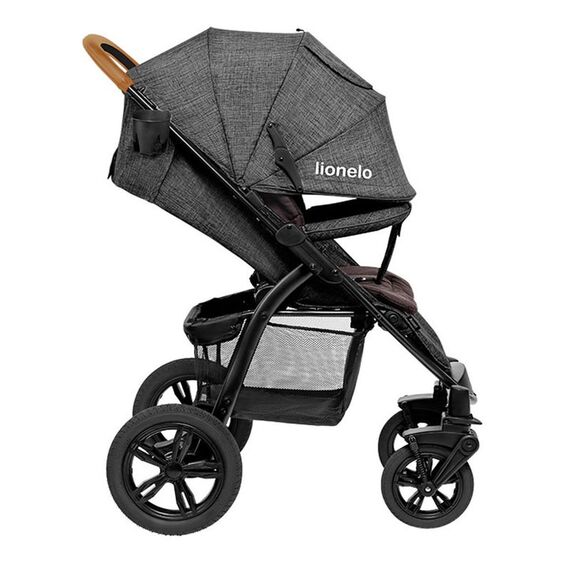 Carucior sport Lionelo Annet Tour, Caramel, Culoare: Gri/Negru - poza 8 - ExclusivMAG.ro