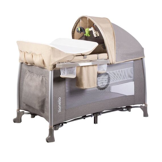 Patut pliant Lionelo Simon, Beige  - ExclusivMAG.ro