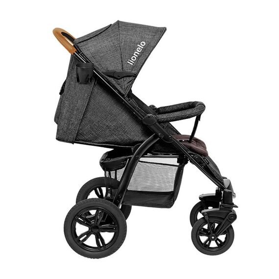 Carucior sport Lionelo Annet Tour, Caramel, Culoare: Gri/Negru - poza 7 - ExclusivMAG.ro
