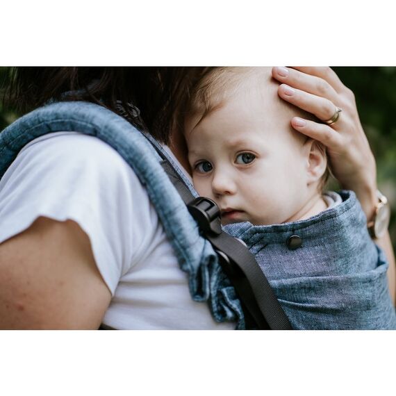 Kavka - Marsupiu ergonomic 2 in 1, River Linen - poza 6 - ExclusivMAG.ro