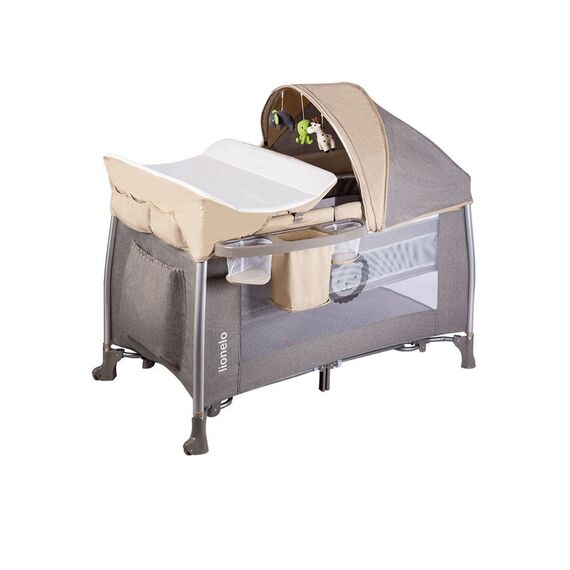 Patut pliant Lionelo Simon, Beige - poza 3 - ExclusivMAG.ro