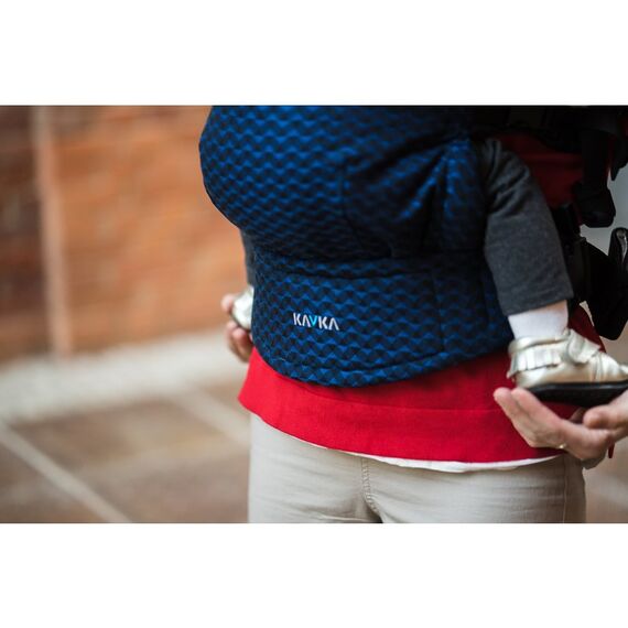 Kavka - Marsupiu ergonomic 2 in 1, Blue Classic - poza 4 - ExclusivMAG.ro