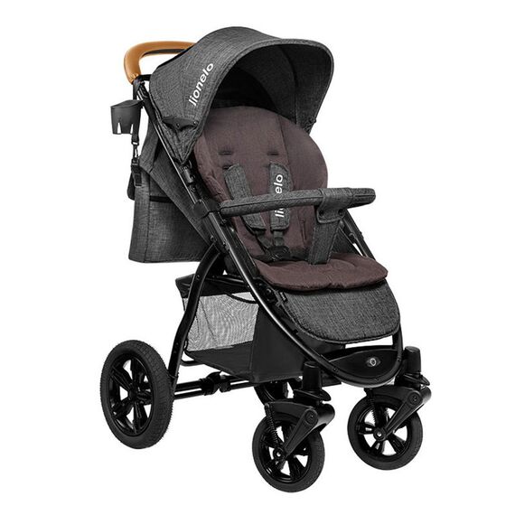 Carucior sport Lionelo Annet Tour, Caramel, Culoare: Gri/Negru  - ExclusivMAG.ro
