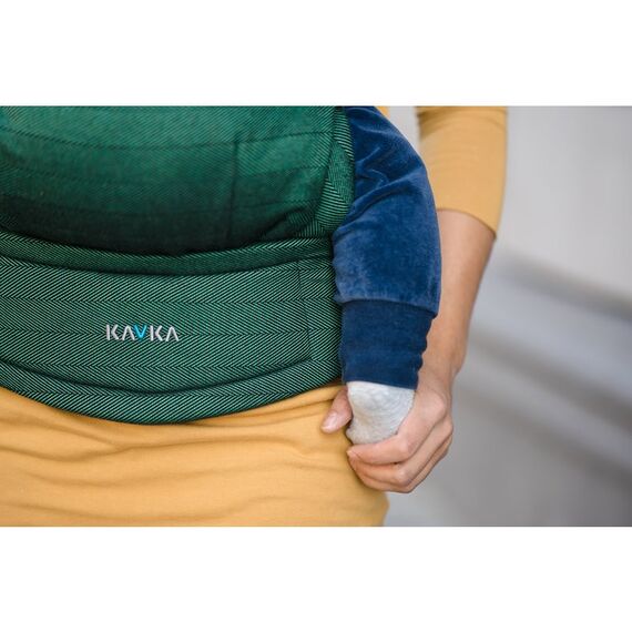Kavka - Marsupiu ergonomic 2 in 1, Pine Herringbone - poza 5 - ExclusivMAG.ro