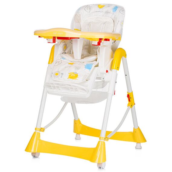 Scaun de masa Can Can yellow - Chipolino  - ExclusivMAG.ro