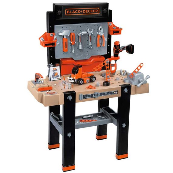Atelier Smoby Black & Decker Bricolo Ultimate cu accesorii  - ExclusivMAG.ro