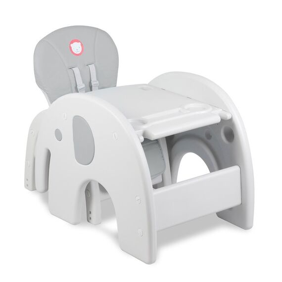 Scaun de masa 2 in 1 Eli Grey - Lionelo  - ExclusivMAG.ro