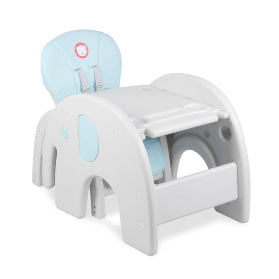 Scaun de masa 2 in 1 Eli Blue - Lionelo  - ExclusivMAG.ro