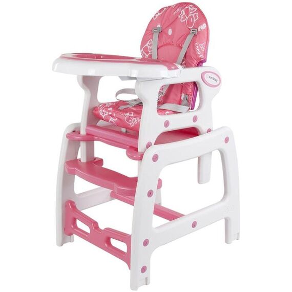Scaun de masa multifunctional Abrielle Roz - Sun Baby  - ExclusivMAG.ro