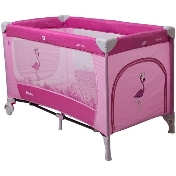 Patut pliabil Samba Roz - Coto Baby  - ExclusivMAG.ro
