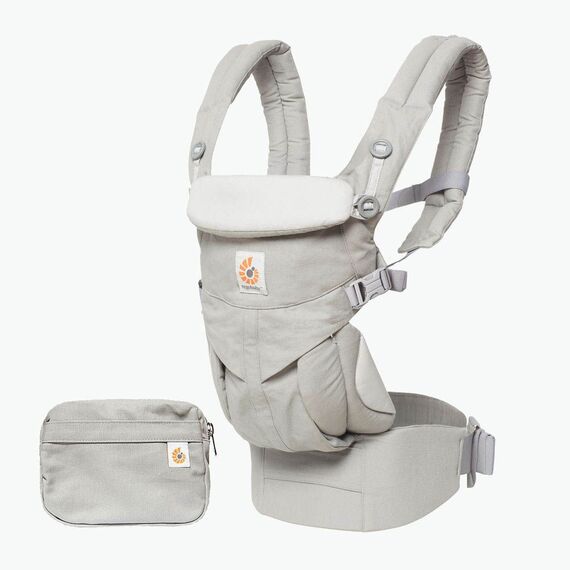 Marsupiu Omni 360 Perl Grey Ergobaby, Culoare: Gri  - ExclusivMAG.ro