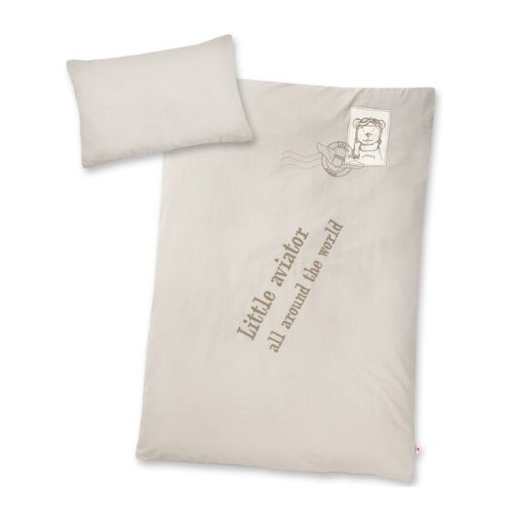 Set lenjerie patut 2 piese Little Aviator - Candide  - ExclusivMAG.ro
