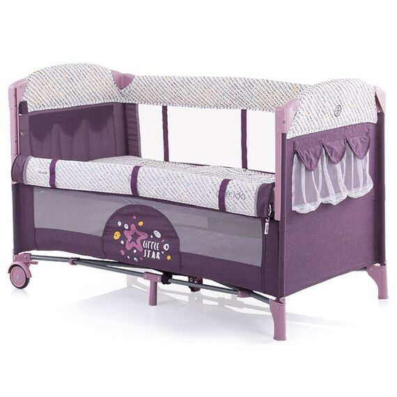 Patut pliabil Merida amethyst cu laterala culisanta - Chipolino  - ExclusivMAG.ro