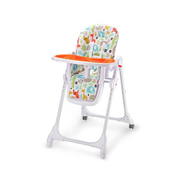 Scaun de masa Zola Portocaliu - Petite&Mars  - ExclusivMAG.ro