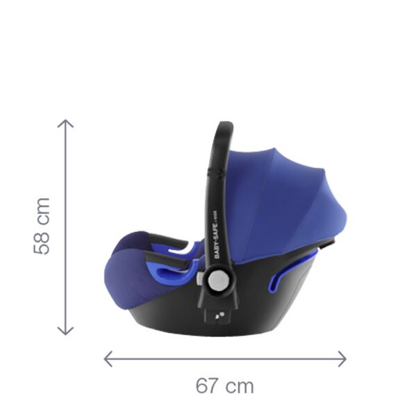 Scaun auto BABY-SAFE 2 i-SIZE Blue Marble Britax-Romer, Culoare: Albastru, Grupa: 0-13kg (0 luni - 12 luni) - poza 3 - ExclusivMAG.ro