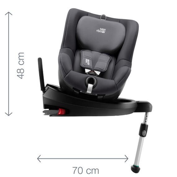 Scaun auto Dualfix 2R Blue Marble Britax-Romer, Culoare: Blue, Grupa: 0-18kg (0 luni - 4 ani) - poza 3 - ExclusivMAG.ro