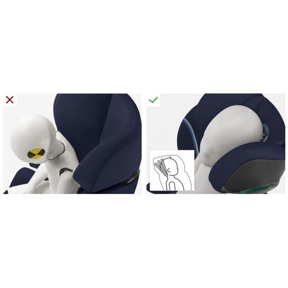 Scaun Auto Cybex Solution S I-Fix Navy Blue, Culoare: Albastru, Grupa: 15-36kg (4 ani - 12 ani) - poza 5 - ExclusivMAG.ro