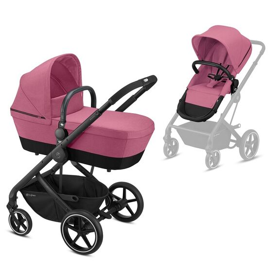 Carucior Cybex Balios S 2 in 1 Magnolia Pink, Culoare: Roz  - ExclusivMAG.ro