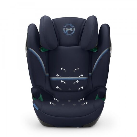 Scaun Auto Cybex Solution S I-Fix Navy Blue, Culoare: Albastru, Grupa: 15-36kg (4 ani - 12 ani) - poza 2 - ExclusivMAG.ro