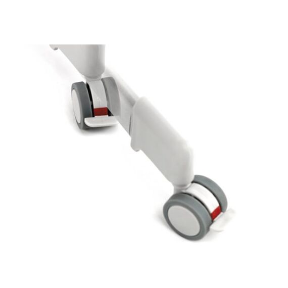 Patut multifunctional Jane Baby Side Star, Culoare: Alb/Gri - poza 4 - ExclusivMAG.ro
