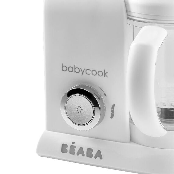 Robot Babycook Solo White/Silver Beaba - poza 3 - ExclusivMAG.ro