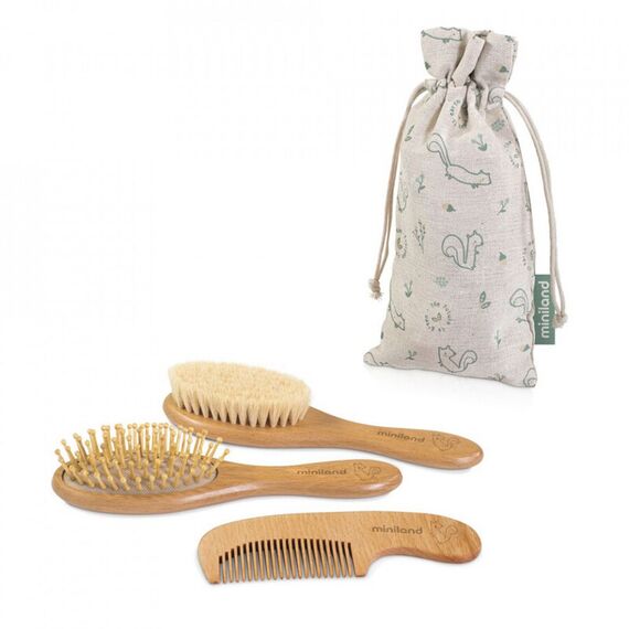 Set ingrijire par Natur Chip Miniland Baby, Culoare: Verde  - ExclusivMAG.ro