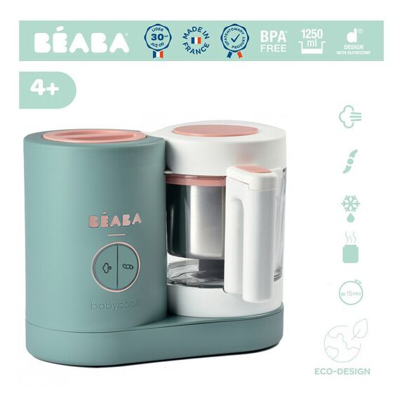 Robot Babycook Neo Eucalyptus Beaba, Culoare: Turcoaz - poza 5 - ExclusivMAG.ro