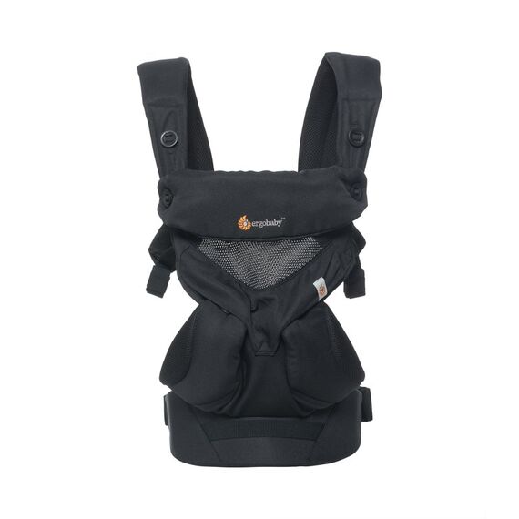 Marsupiu Ergobaby 4 Pozitii 360 Cool Air Onyx Black, pana la 20 Kg  - ExclusivMAG.ro